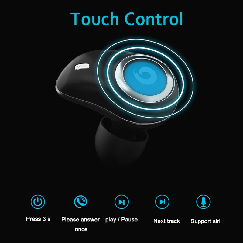 Mijiaer I7 Plus True Wireless Mini Earphone Waterproof Sport Touch Control IPX7 Charging Box Headset Earbuds for Xiaomi Phone |
