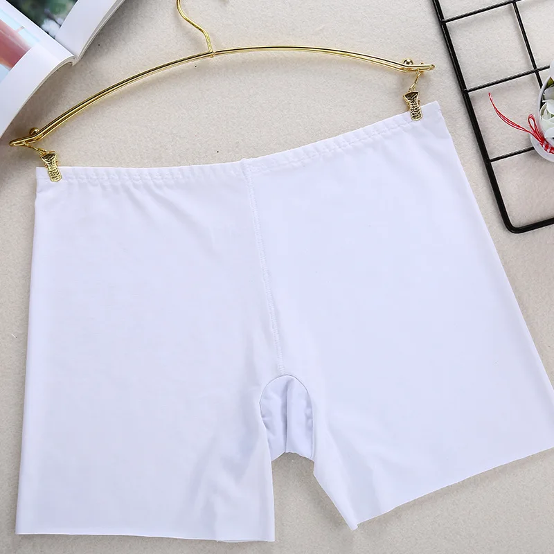 Women's Short Pants Safety Shorts Mid-Rise Ultrathin Ice Silk Breathable Underwear Ladies Lingerie Knickers | Женская одежда