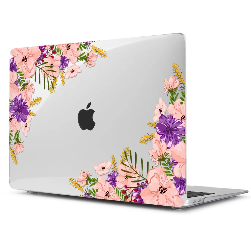 Кристальная печать на прозрачной поверхности чехол для Macbook Air Pro retina 11 12 13 15
