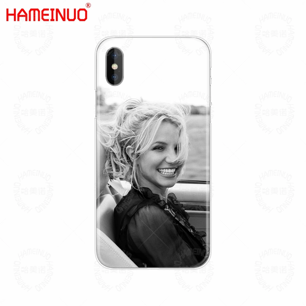 HAMEINUO Бритни Спирс Чехол для мобильного телефона iphone X 8 7 6 4 4S 5 5S SE 5c 6s plus - Цвет: 41097