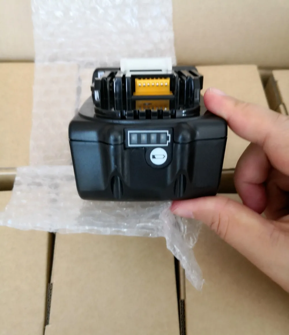 Лучшая цена светодиодный Литий-ионный аккумулятор 18 в 5000 мАч для Makita BL1830B BL1840B BL1850B