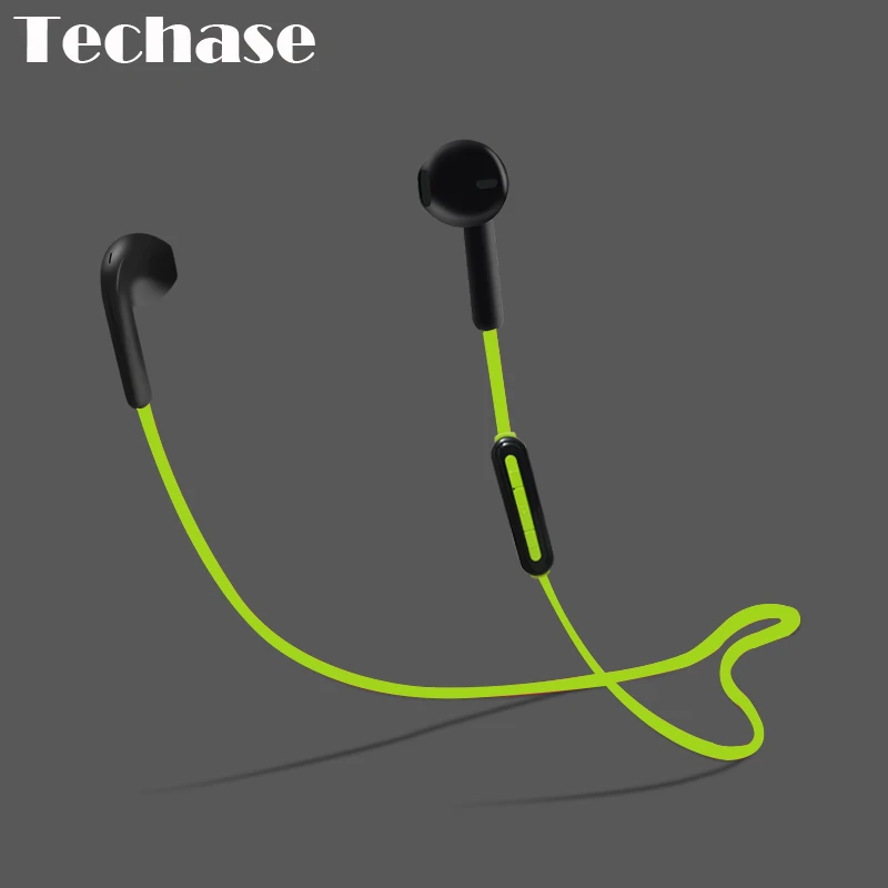 Techase спортивные Беспроводной наушники Bluetooth 4.1 объем Управление с микрофоном HiFi