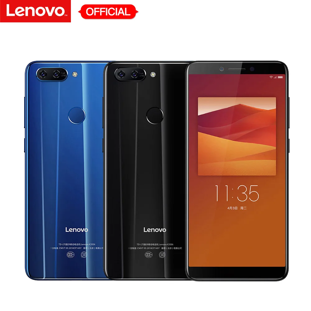 Lenovo K5 K350t смартфон с 5 7 дюймовым дисплеем восьмиядерным процессором MT6750 ОЗУ 3 ГБ