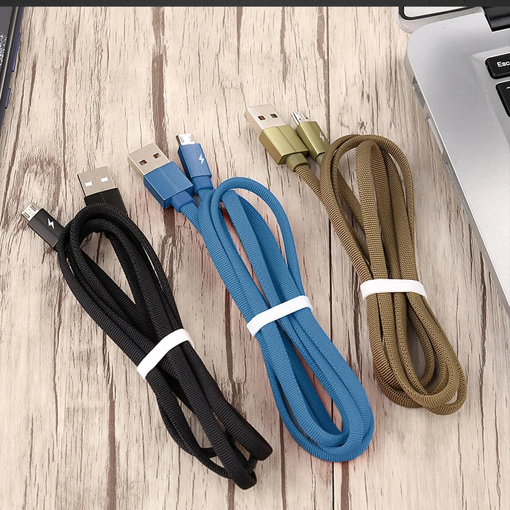 Плоский кабель USB Type C 0 25 м-3 м для синхронизации данных Samsung Xiaomi кабели быстрой