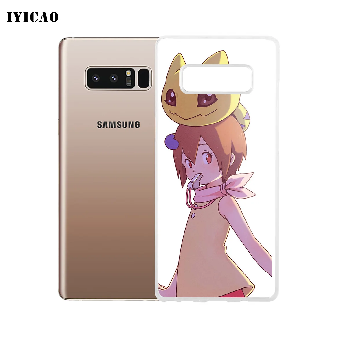 IYICAO Digimon Мягкий силиконовый чехол для телефона Samsung A5 A6 Plus A7 A8 A9 J3 J5 J7 Note 8 9 TPU