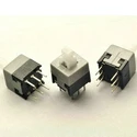 PHISCALE 20pcs кнопочный переключатель R16-504BD 16 мм квадратной формы без блокировки с желтым светом 250 В 3A 4 контакта