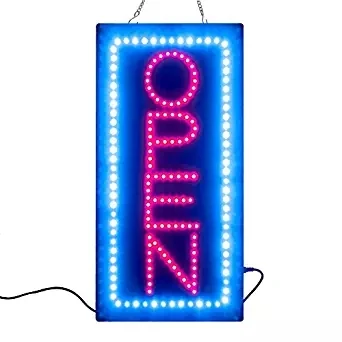 

BRAND NEW HIGH QUALITY LED OPEN SIGN BOARD+On/Off Switch Bright Light neon