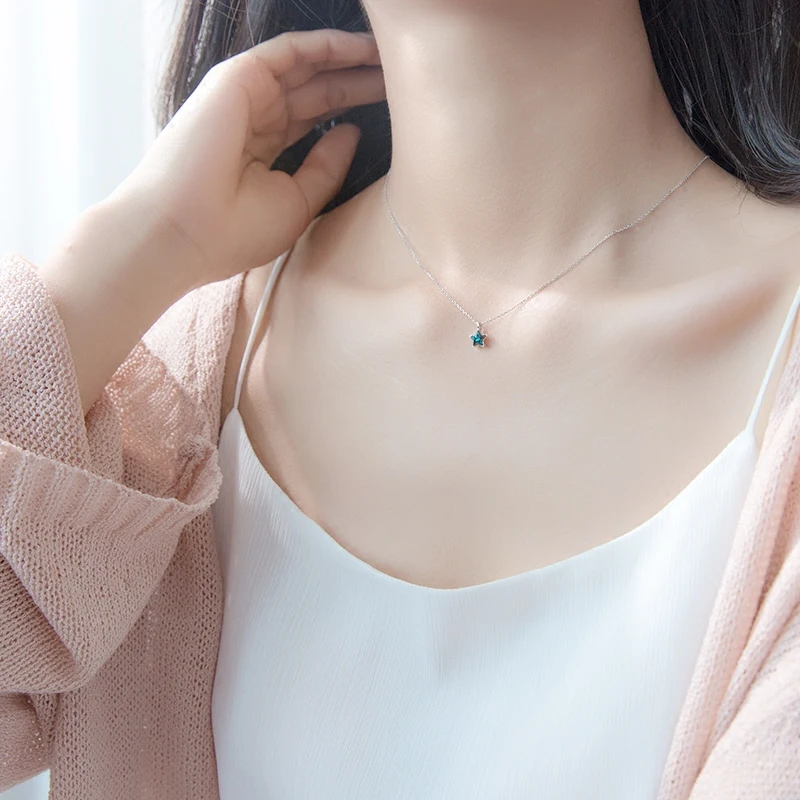 MloveAcc 925 серебряные блестящие фотообои для женщин девушек кубический цирконий