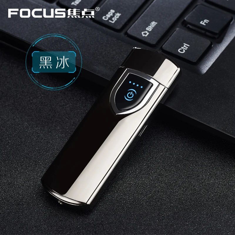 Tungsten Turbo USB Зажигалка с сенсорным выключателем прикуриватель для курения сигар