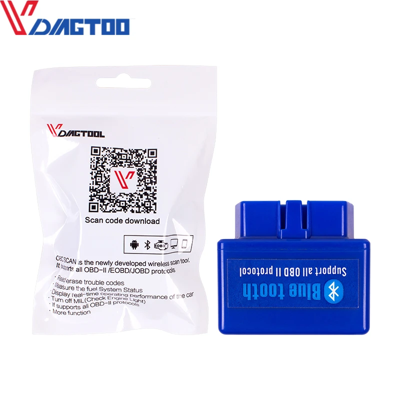 VDIAGTOOL ELM327 автоматический диагностический инструмент V1.2/V1.5 Elm 327 Obd2 сканер Bluetooth
