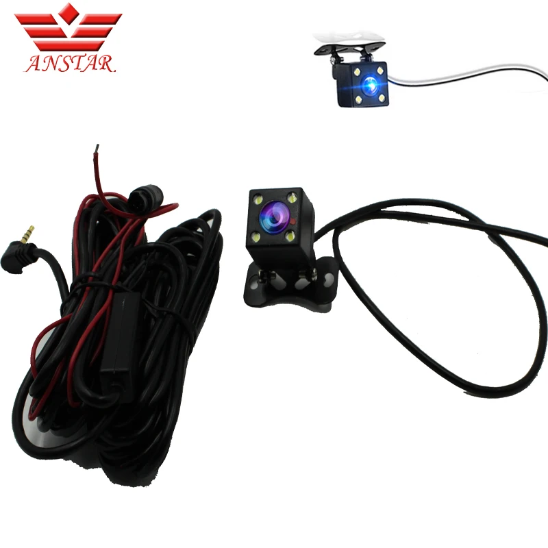 ANSTAR Мини Автомобильное зеркало заднего вида с Камера навигации Реверсивные огни