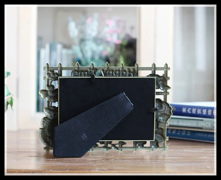 6x4 дюймов фоторамка в стиле барокко металлические Смарт фоторамки ремесло