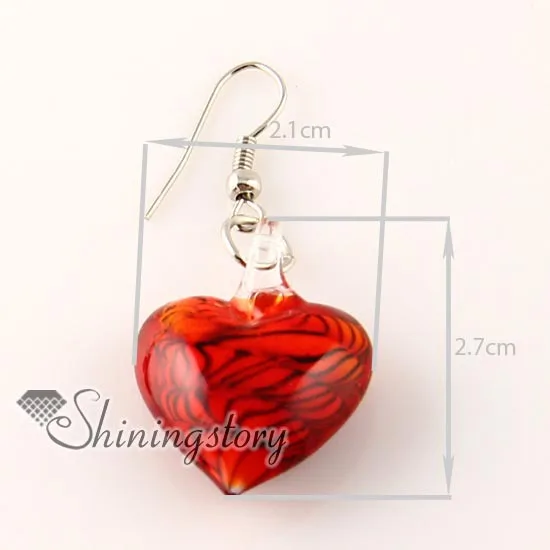 Сердце ручной работы итальянские бусины из муранского стекла ожерелья подвески