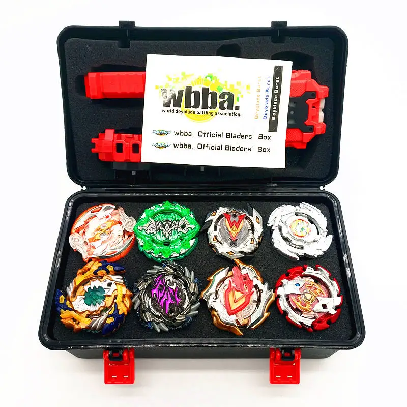 Набор топов пусковые установки Beyblade игрушки Toupie Металл God Burst волчок Bey Blade Blades игрушки bay blade bables - Цвет: BOX 7