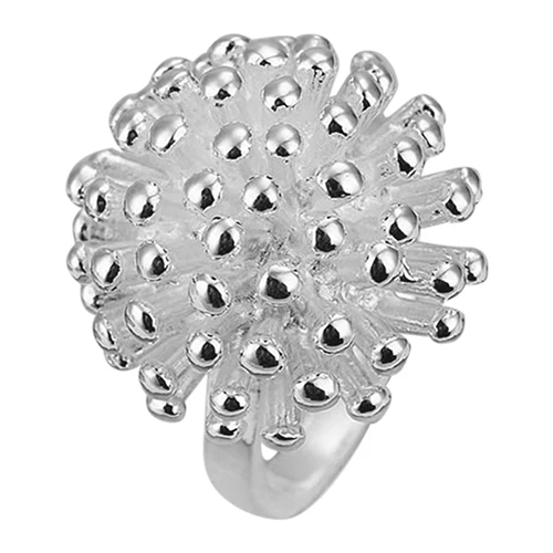 2016 Новый дизайн женское модное посеребренное кольцо с рисунком фейерверка