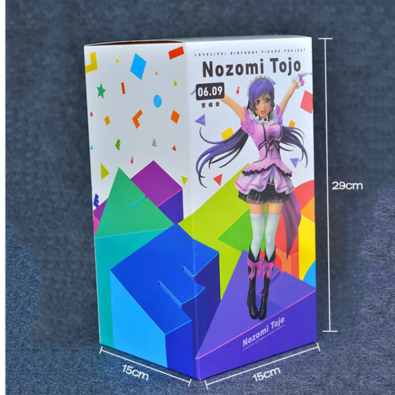 Японское аниме Love Live Birthday Project Nozomi Tojo Фигурки игрушки фигурка 22 см ПВХ модель
