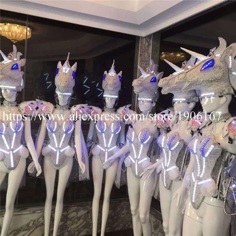Светящаяся одежда для подиума костюм единорога подиума|clothes ladies|clothes sexyclothes led |
