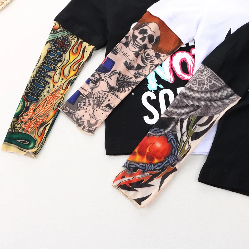 Модная уличная одежда детская весна 2017 футболки с длинным рукавом и принтом