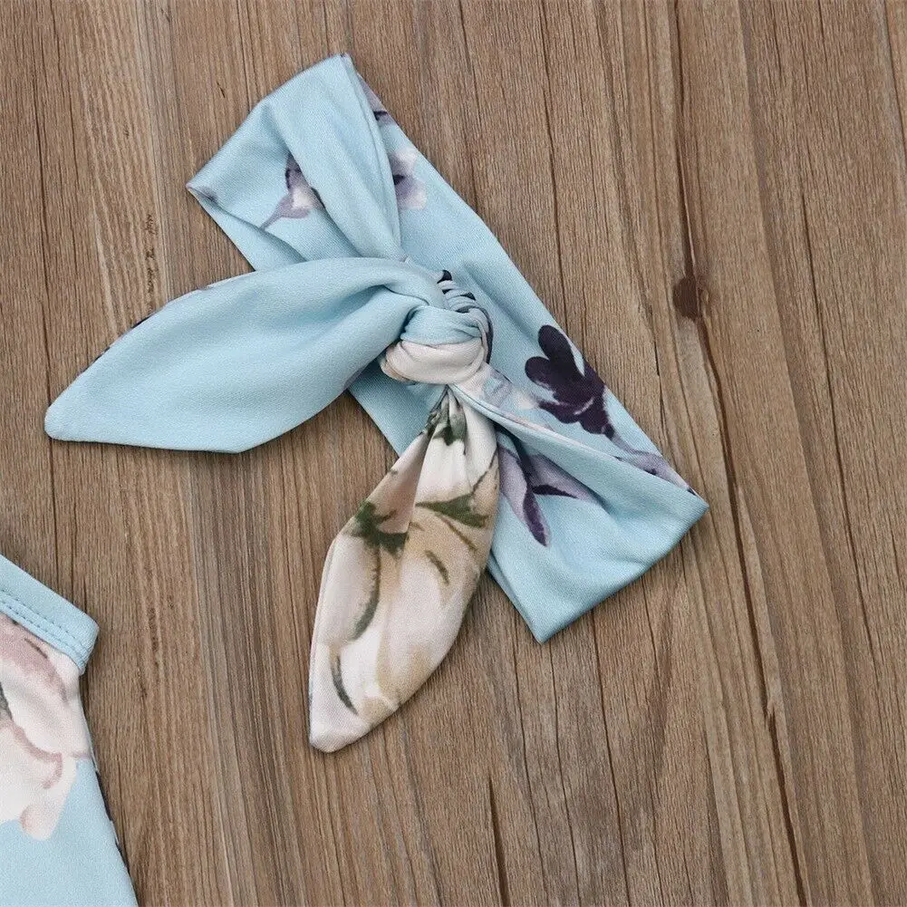 Милый комбинезон без рукавов с цветочной вышивкой для новорожденных девочек от 0