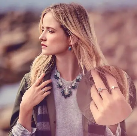 Хит продаж изысканное готическое кольцо для отдыха женщин серебряный цвет