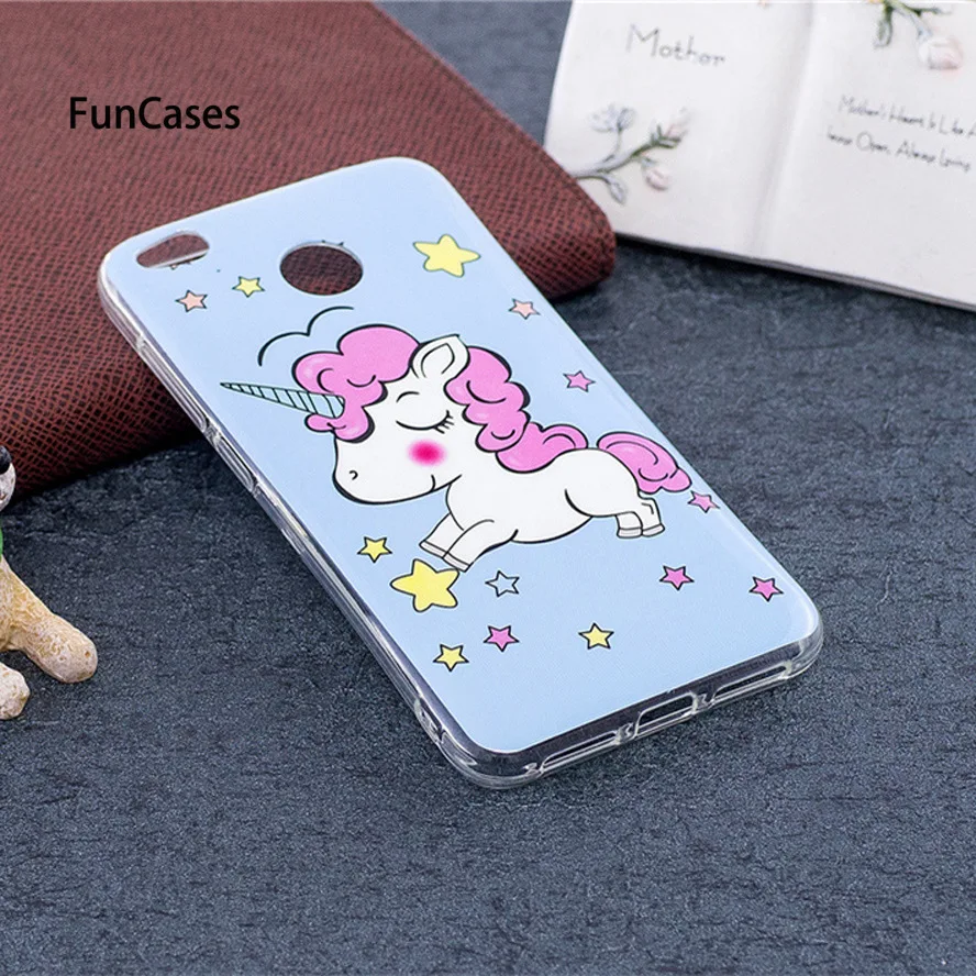 Светящийся чехол для Coque Xiao mi Red 4X/Red 4X милый рисунок единорога Сова череп олень