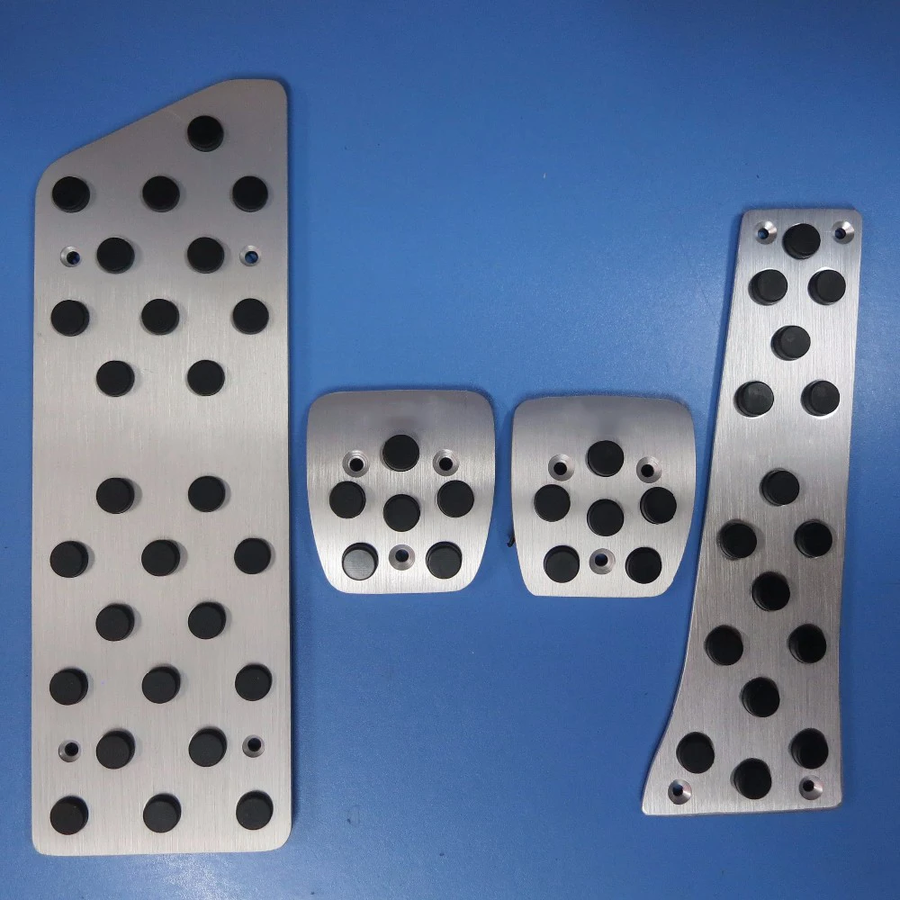 

TTCR-II Car Accessories High quality Aluminium alloy Accelerator Gas Brake Footrest Pedals Pad Cover for KIA K3 AT/MT Stickers