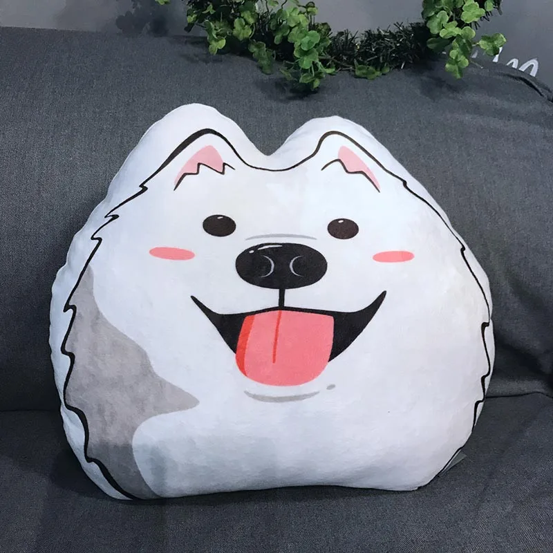 Креативный 3D симулятор Шиба ину Хаски бульдог Alaskan malamute плюшевые игрушки милые