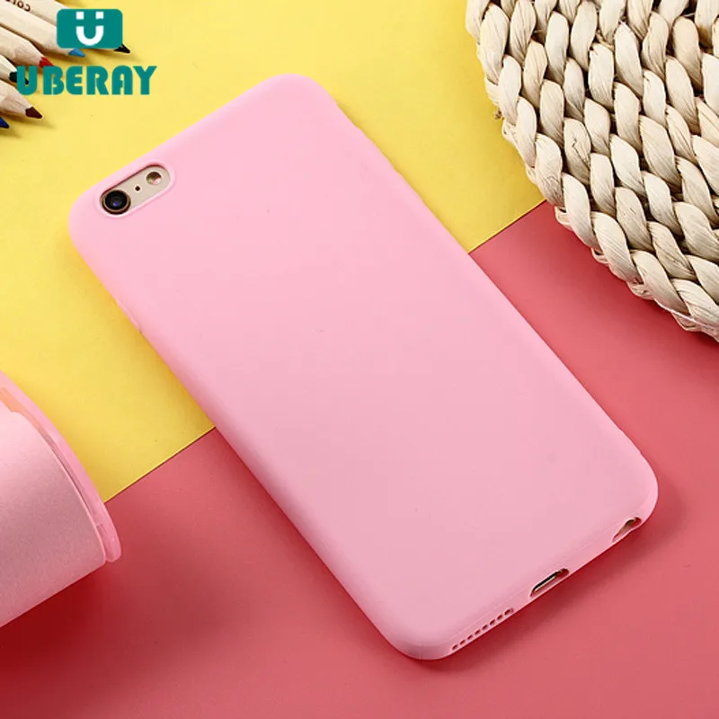 Чехол UBERAY из мягкого ТПУ для Xiaomi Redmi 5A чехол Note5A Note4X Mi 8 SE конфетный розовый