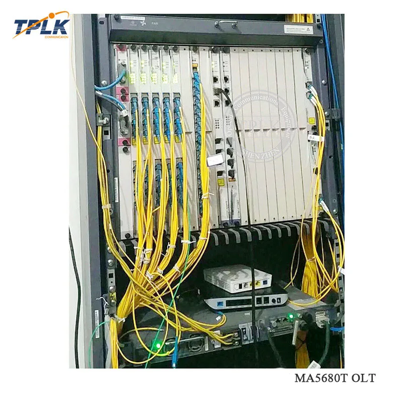 100% оригинальный новый GPON OLT MA5680T с 2 * SCUN + PRTE 2*1G GICF плата|Оптоволоконное