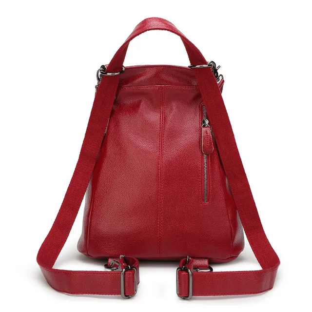 New Women Backpack Black Leather Backpack For Teenage Girls Casual Daypacks Famous Brand Travel School Bags Female Shoulder Bag