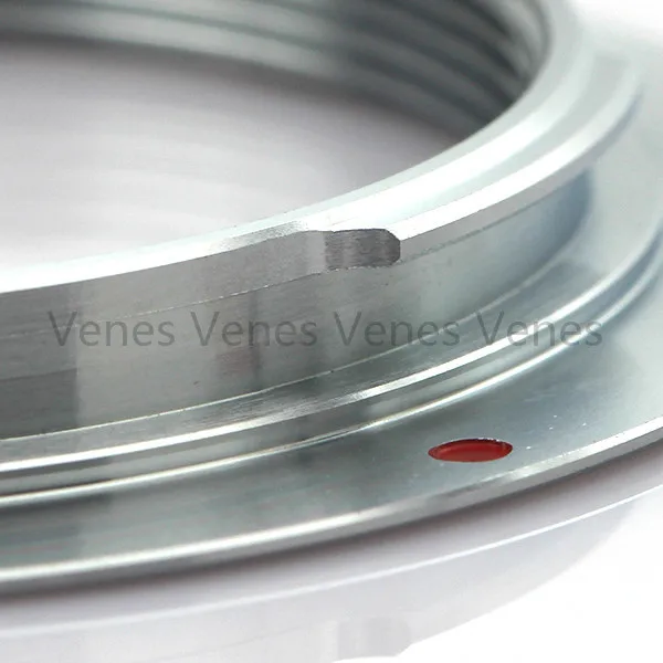 Адаптер для объектива M42 серебристый подходит винтовых объективов Pentax PK