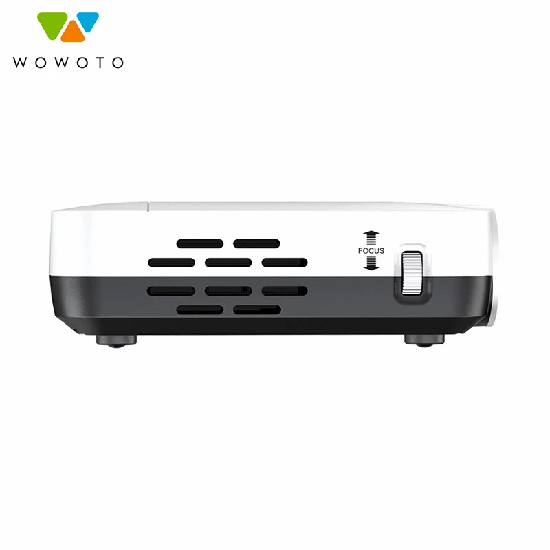 Проектор WOWOTO 4K Android Wi Fi Bluetooth 40 Вт 700Ansi светодиодный портативный мультимедийный