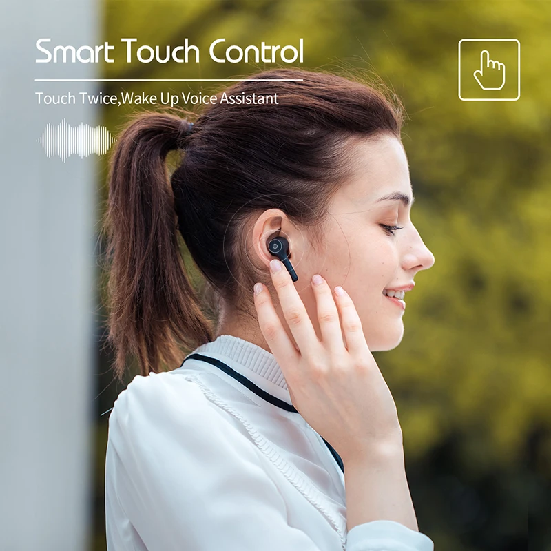 HAVIT Новинка I92 Bluetooth наушники беспроводные TWS Спортивная гарнитура IPX5 сенсорный