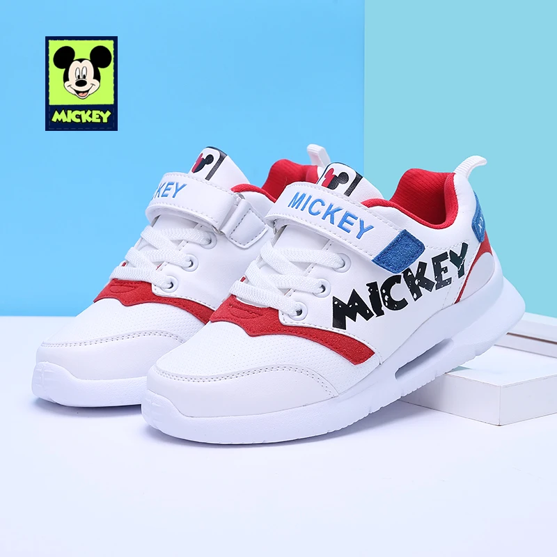 Disney children's Mickey shoes for kid boys girls fashion running casual comfortable sports tide Sneakers size 26-37 | Детская