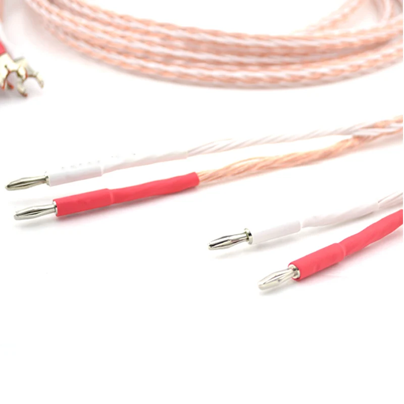 8T 16 Core twist cable OCC Bi Wire колонка проводной кабель HiFi провод громкоговорителя amp