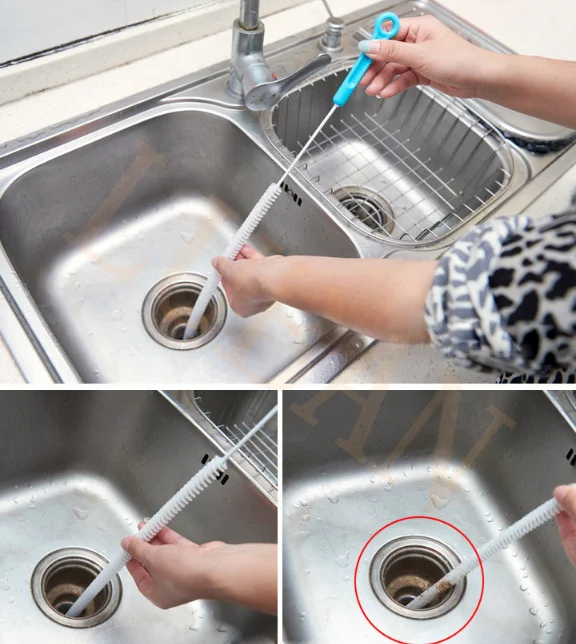 Щетка для чистки канализации дома Гибкие Раковина Ванна Туалет изгиб гибко сифон