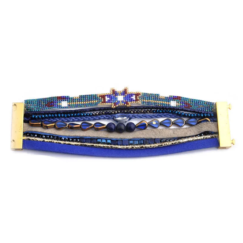 1 Лето г. бразильский браслет pulseira пляж manchette Ipanema bracalets женщина Богемия bijoux femme - Окраска металла: 1
