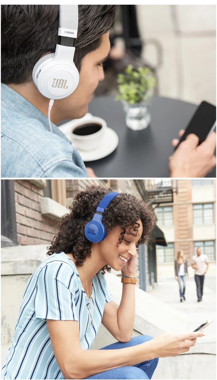 Новая гарнитура JBL E45BT с активным шумоподавлением, беспроводные bluetooth-наушники, портативные складные наушники с супер HiFi глубокими басами