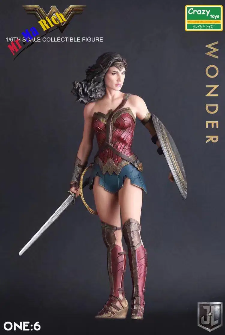 Pazzo Giocattoli 1:6 Dc Лига Справедливости Супер эроу Wonder Woman фигурка ПВХ кукла модель