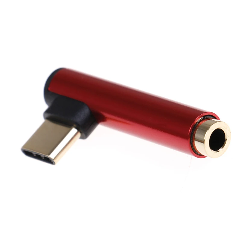 Переходник для наушников из алюминиевого сплава с USB Type C папа на гнездо 3 5 мм