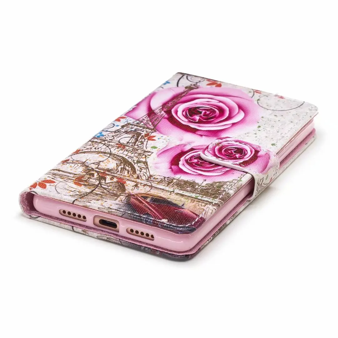 Кожаный чехол-кошелек с цветами для Xiaomi Mi 8 SE Lite A1 A2 F1 Redmi 5A Prime 5 Plus 6A 4X Go Mix 2S S2 Note 6 Pro Note 7