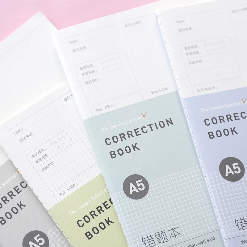 A5 Error Correction Junior and Senior High School Paper Xiao Qingxin Notepad | Канцтовары для офиса и дома