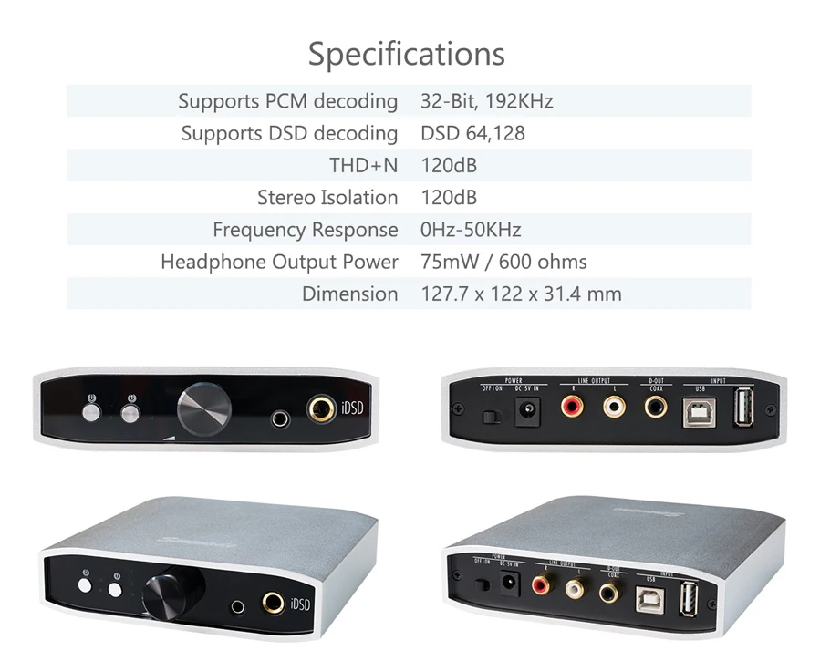 TEMPOTEC serenade IDSD компьютер Внешняя USB звуковая карта музыка hifi звуковая карта Мобильный телефон amp DSD 64 128