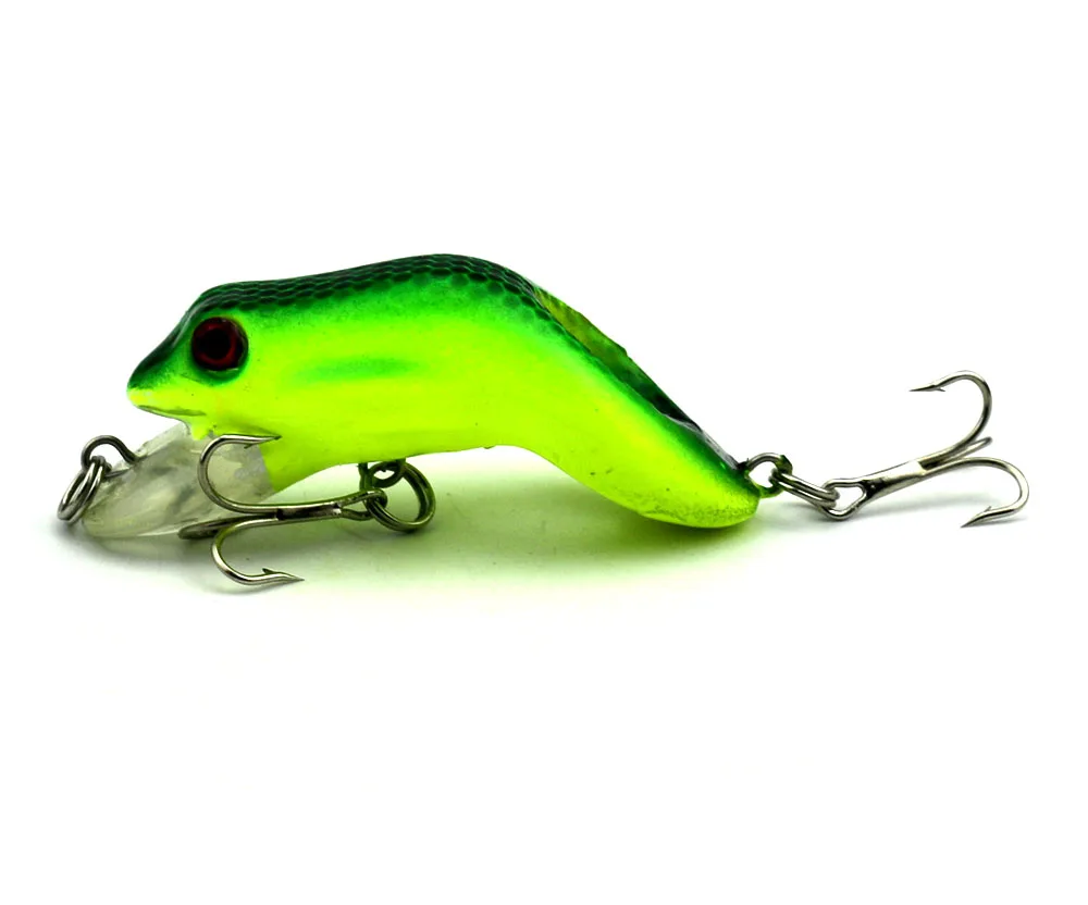 

6PCS 5.5cm/9g Plastic Hard Forg Bait Floating Lures Top Water Fishing Lures Surface Wobblers