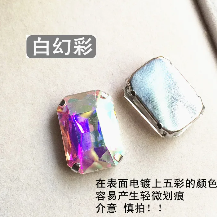 

Long 13 * 18 Mm Glass Hand-sewn Clothing Claw Sewn Stone Clothing