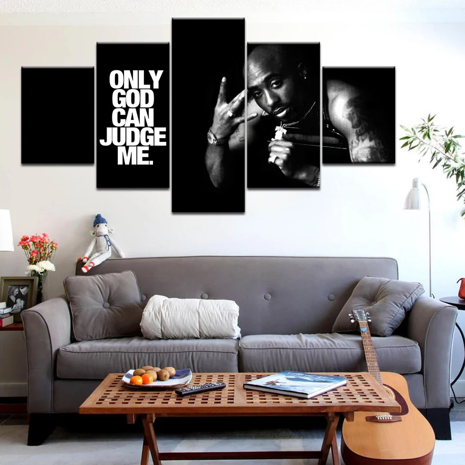 Знаменитостей 2Pac Makaveli Tupac Amaru Shakur современный плакат картина настенное искусство