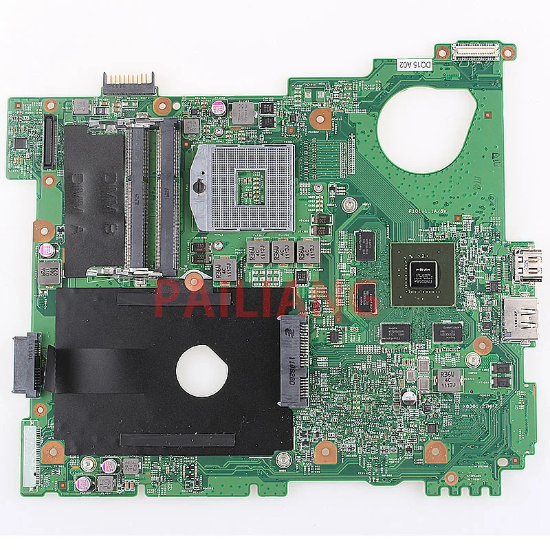 Материнская плата PAILIANG для ноутбука DELL Inspirion 15R N5110 GT525M материнская HM65 0J2WW8 48.4IE07.011
