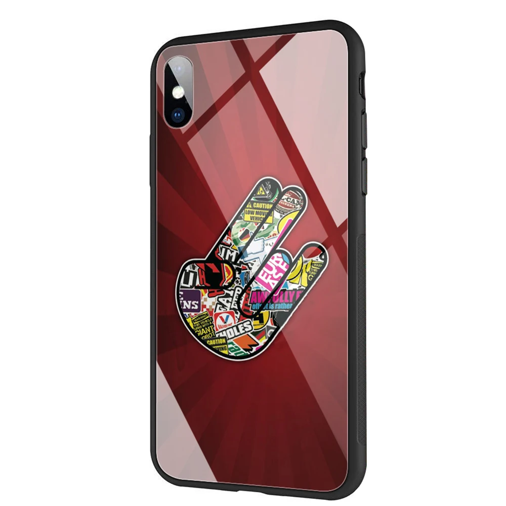Lavaza Eat Sleep JDM Tempered glass TPU Case for iPhone XS Max XR X 8 7 6 6S Plus 5 5S SE | Мобильные телефоны и