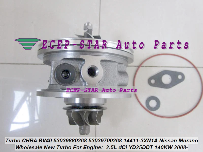 Турбо картридж CHRA Core BV40 268 53039880268 53039700268 14411-3XN1A 144113XN1A для Nissan Murano 2.5L dCi YD25DDT 140KW 2008- |