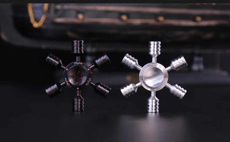 DIY три головы шесть рук шестиугольная спираль ручной Fighet Spinner гироскоп EDC СДВГ снятие стресса Антистресс игрушки палец Спиннер